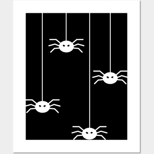 Scary Spiders Pattern Posters and Art